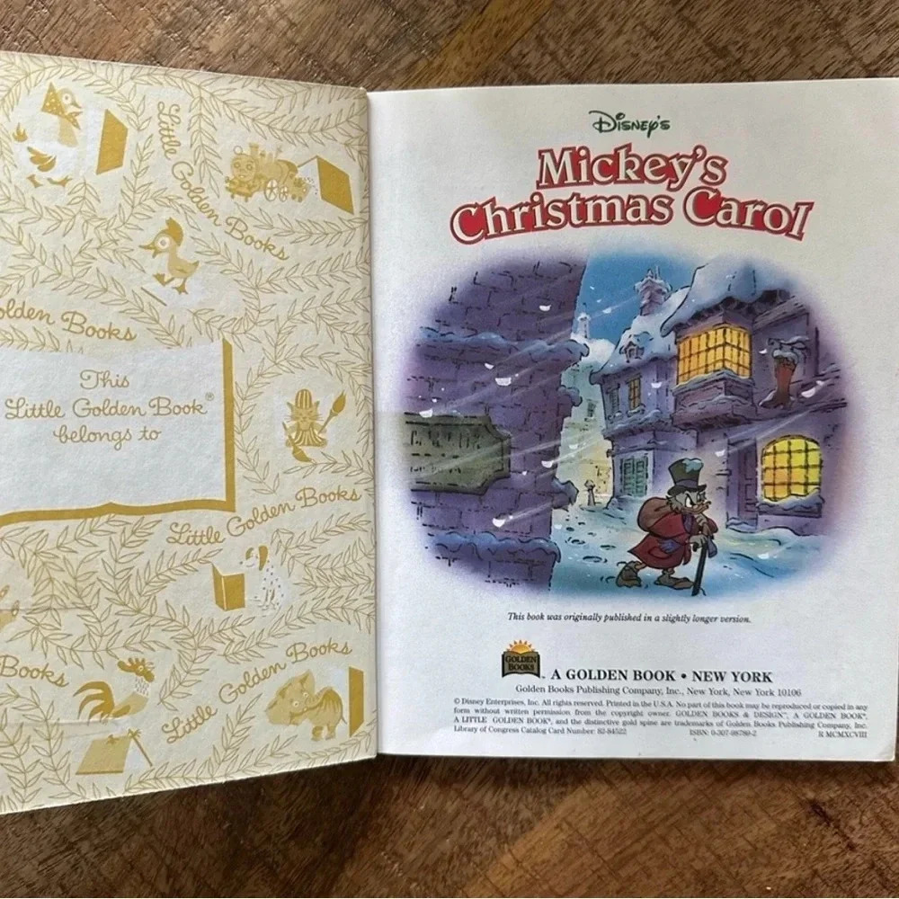 A Little Golden Book Disney's
Mickey's Christmas Carol - Picture 3 of 3
